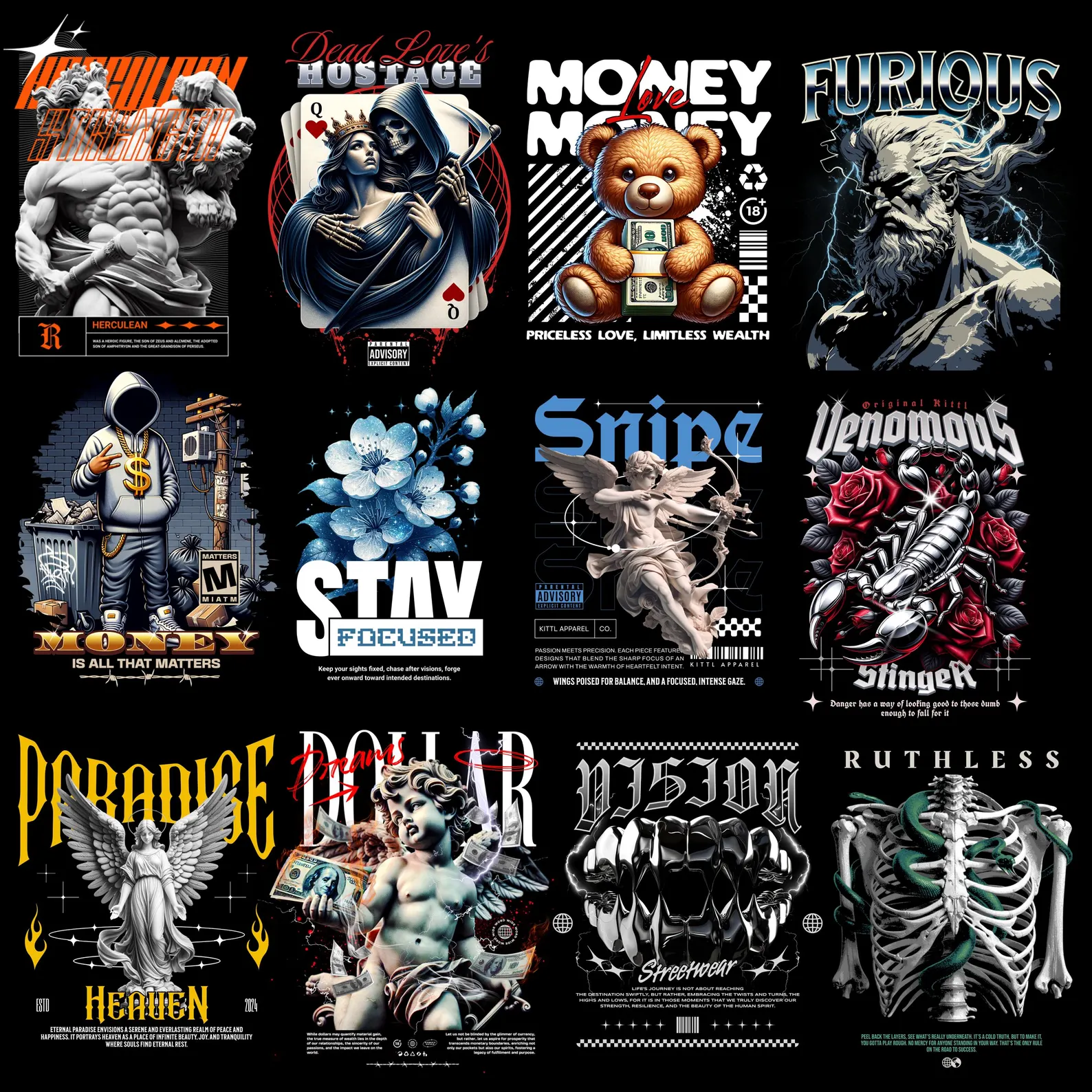 T-shirt design preview — Hip-Hop & Urban