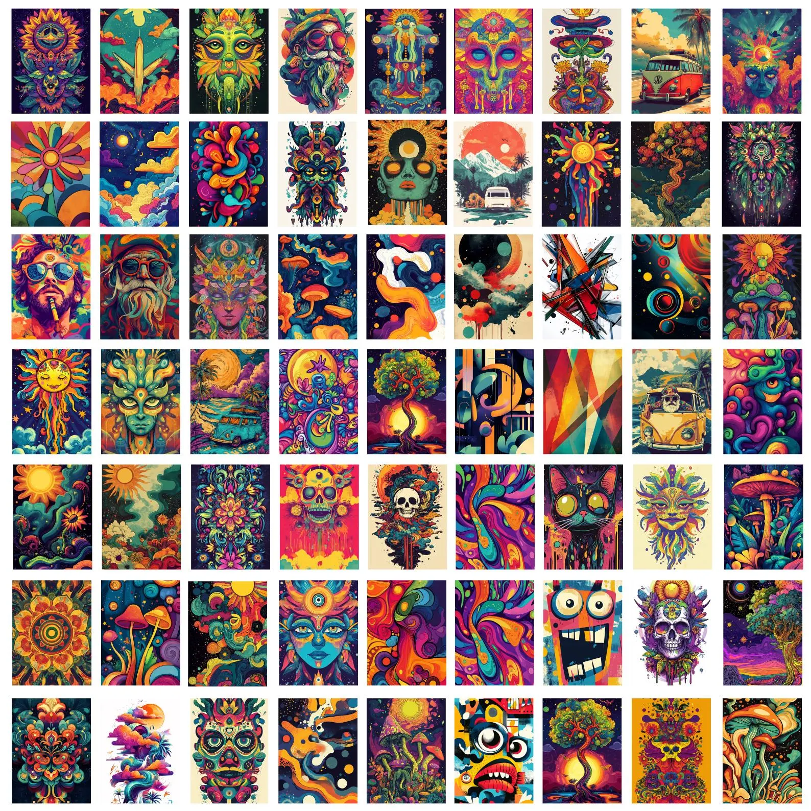 T-shirt design preview — Psychedelic & Trippy